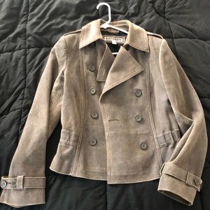 Express genuine brown leather jacket